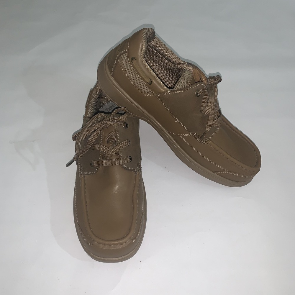 Orthofeet 427 Baton Rouge Shoes Mens 12 X-Wide 4E Brown Leather Comfort